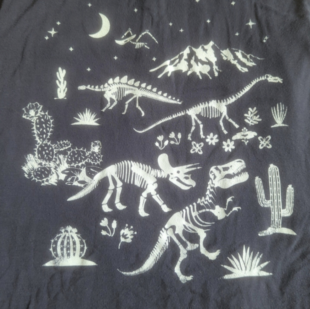 ModCloth Dinosaur glow in the dark tank